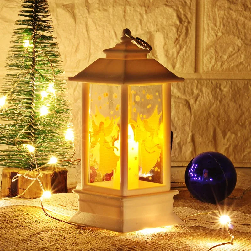 Christmas Snowman LED Candle Lamp
