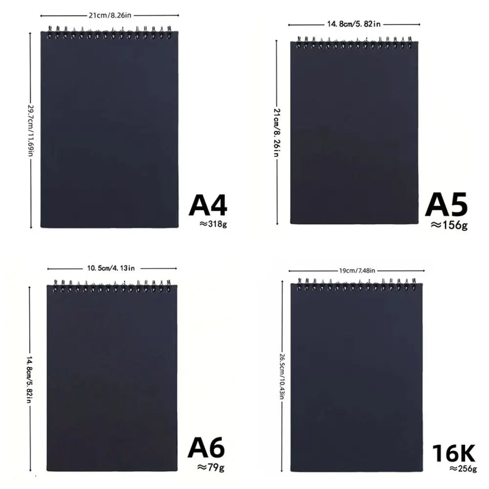 Spiral Bound Thick Paper Artist Sketchbook