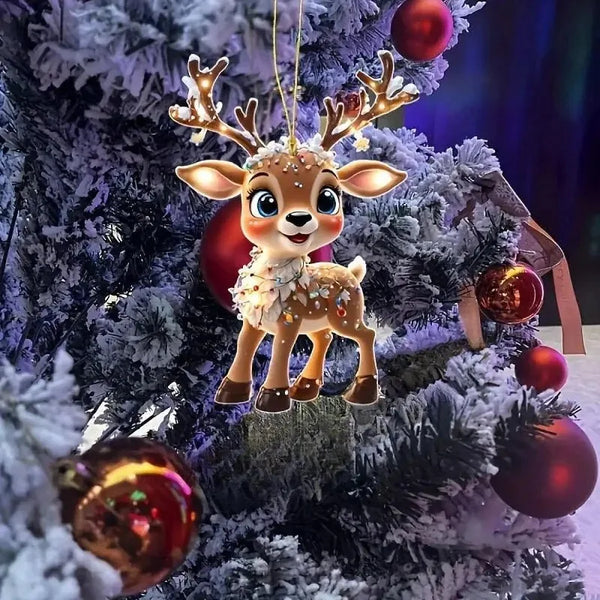 Christmas Deer Ornament – Elegant Reindeer