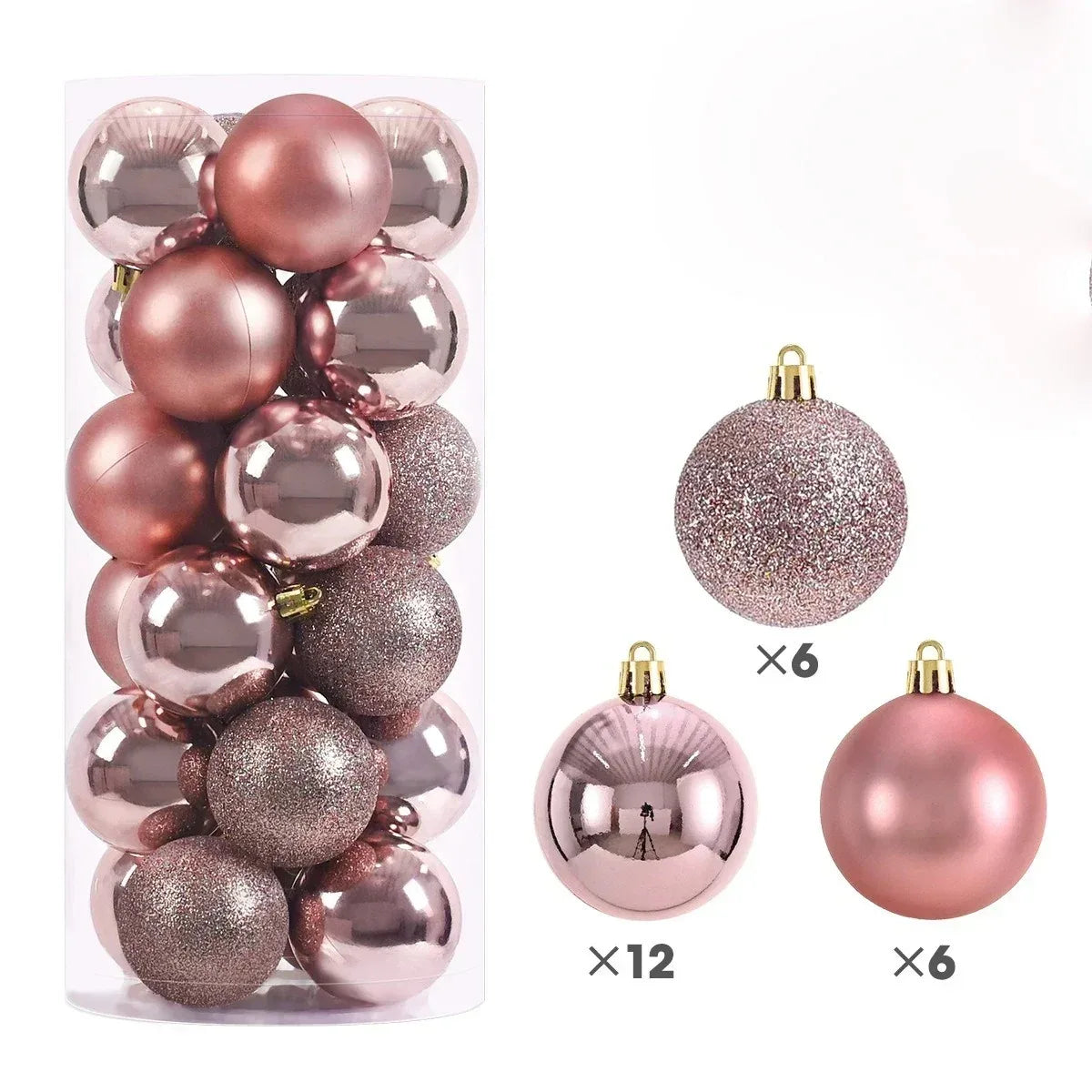 24PCS Christmas Tree Ball Ornaments
