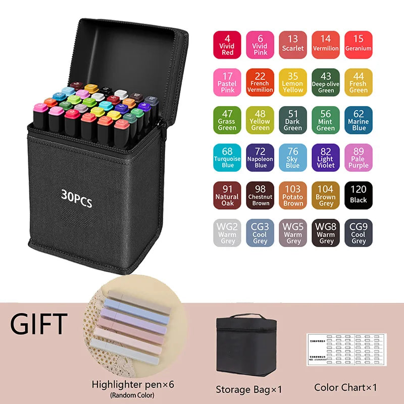 Alcohol Drawing Marker Set