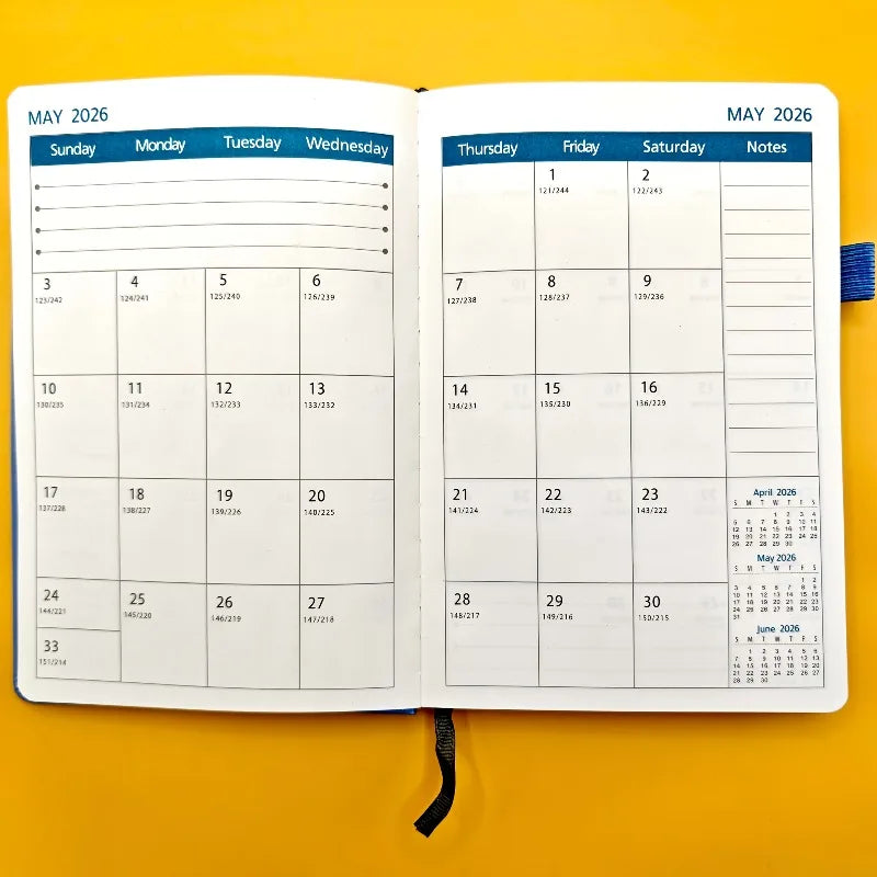 3-Year Monthly Planner 2026–2028
