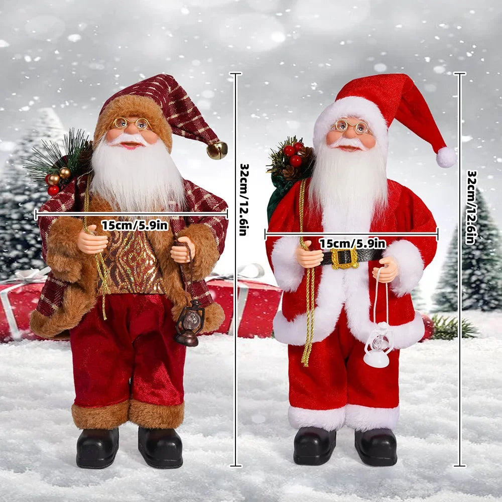 12in Standing Santa Claus Doll