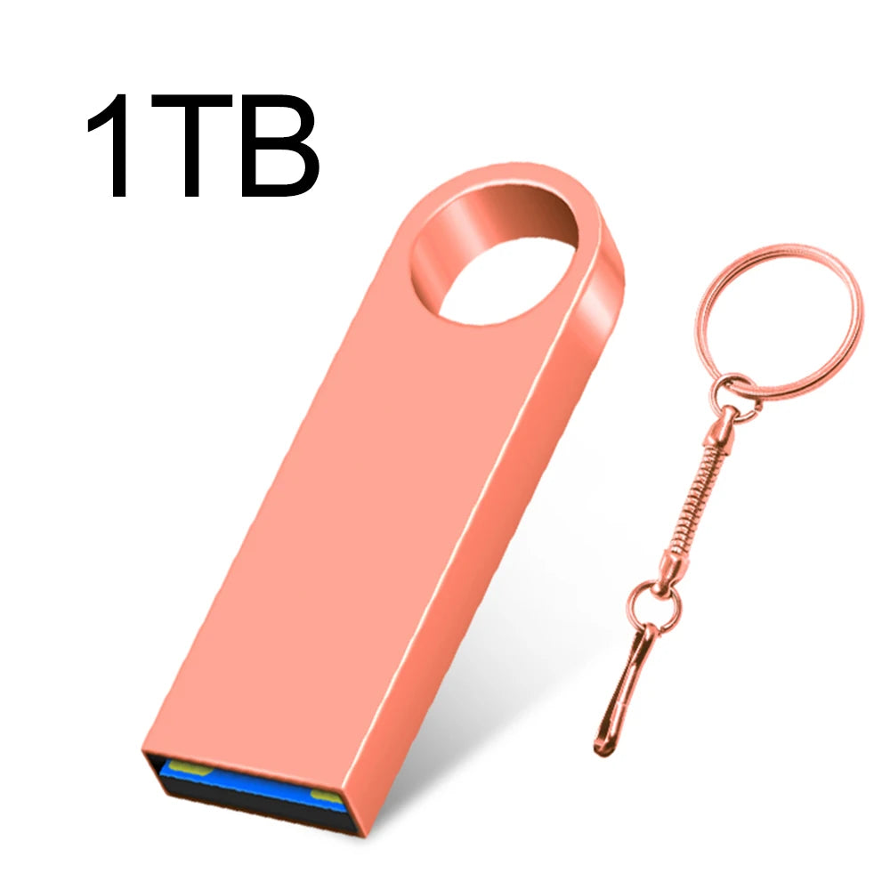 Metal USB Flash Drive – 128GB to 2TB High-Speed USB 3.0