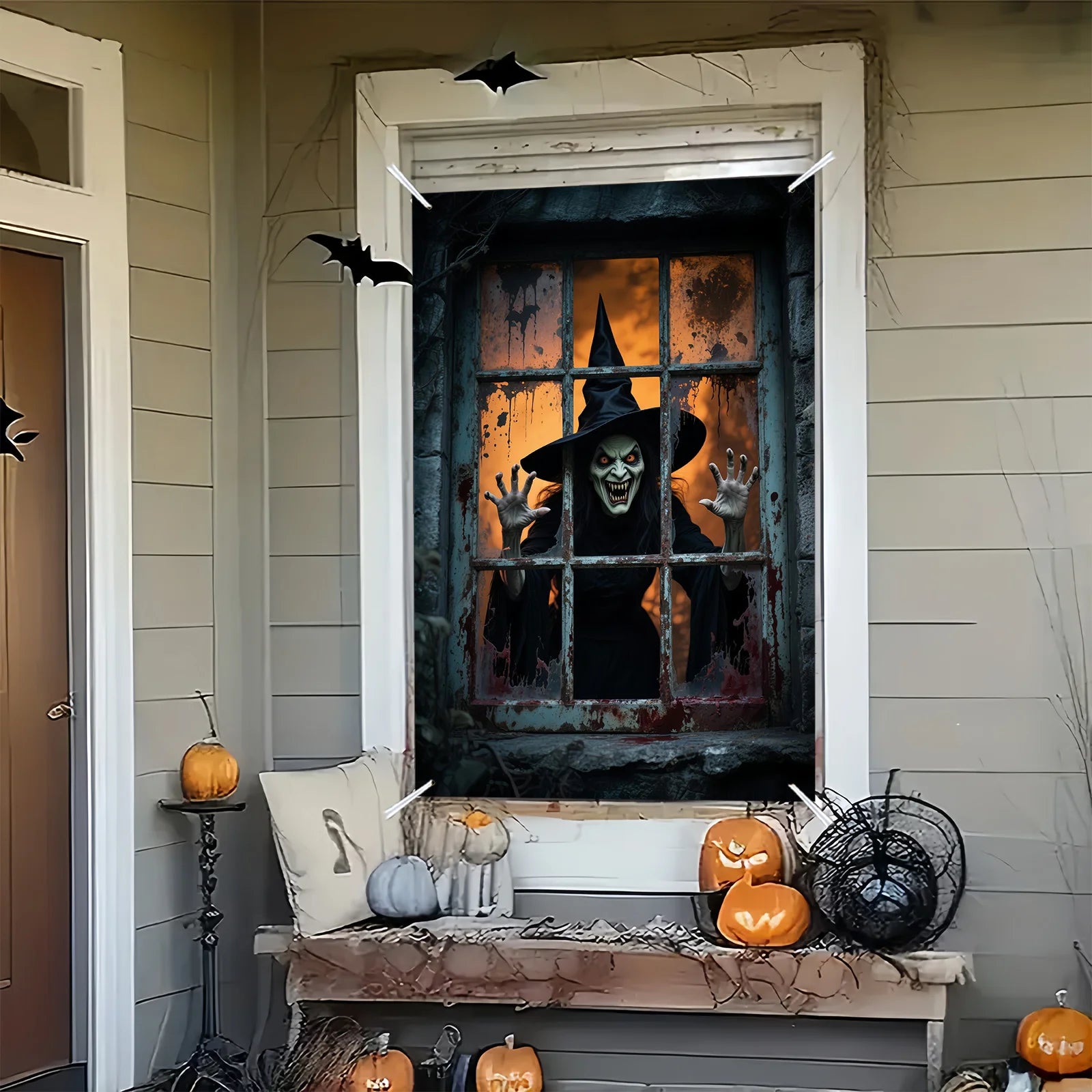 Halloween Witch Party Banner