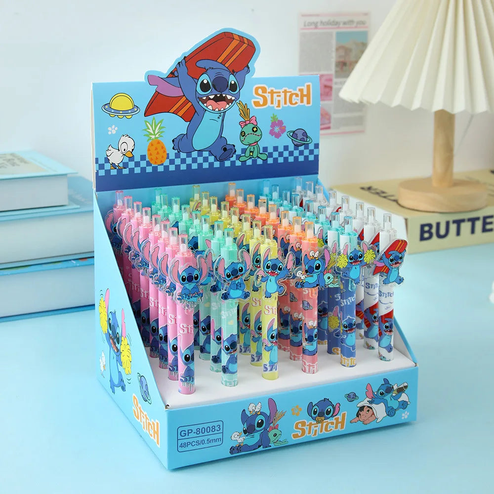 Disney Stitch 48pcs Gel Pen Set: