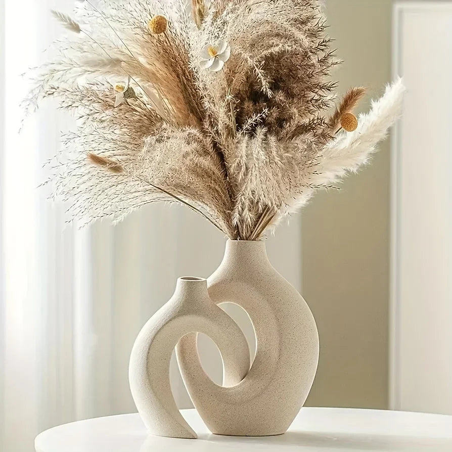2-Piece Ceramic Vase Set