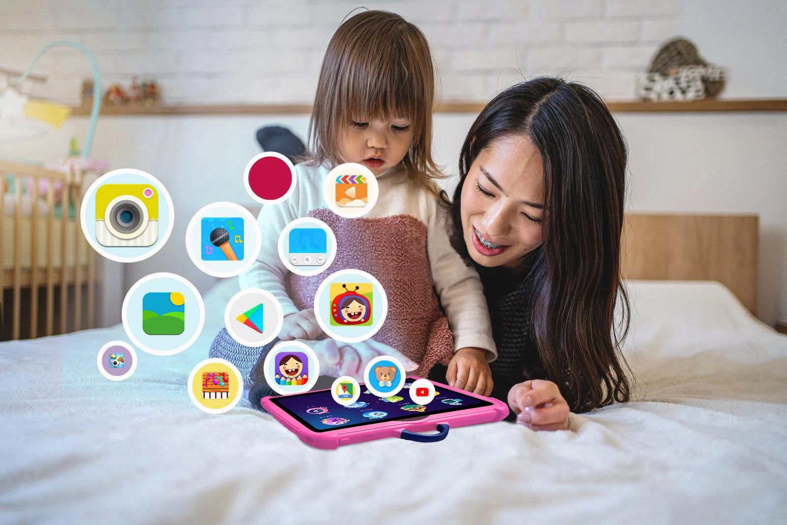 7" Kids Tablet – 5G WiFi, 4GB+64GB