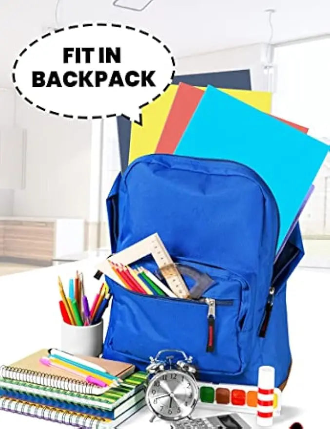 125 Pack Blue Pocket Folders
