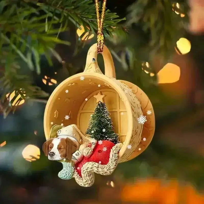 Christmas Dog Ornament