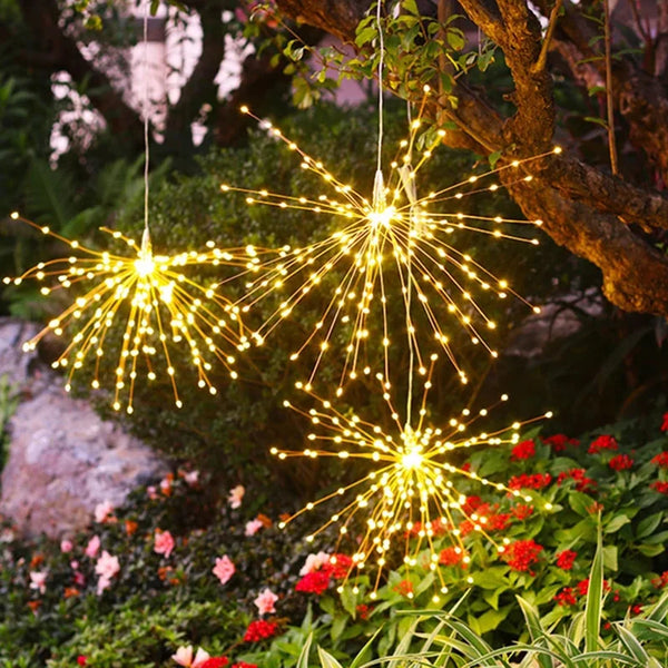 Solar Firework LED Fairy Lights