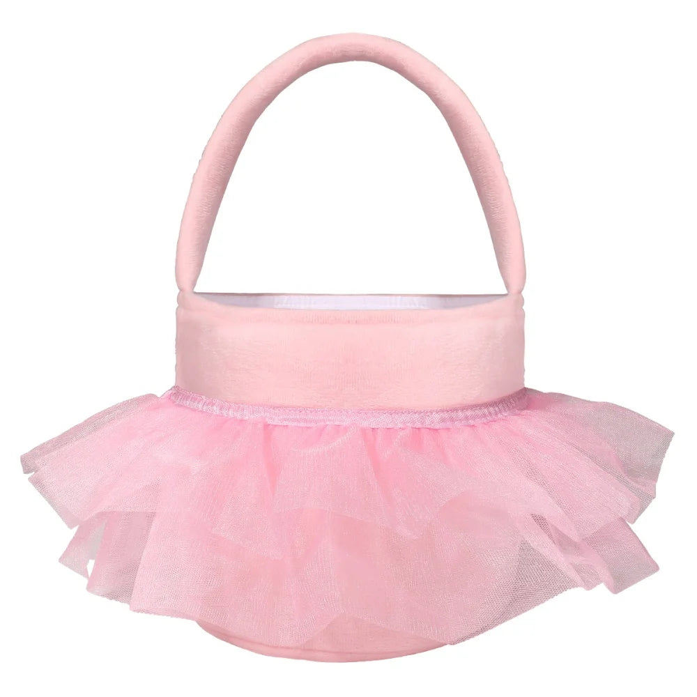 Tutu Plush Easter Basket Gift Bag
