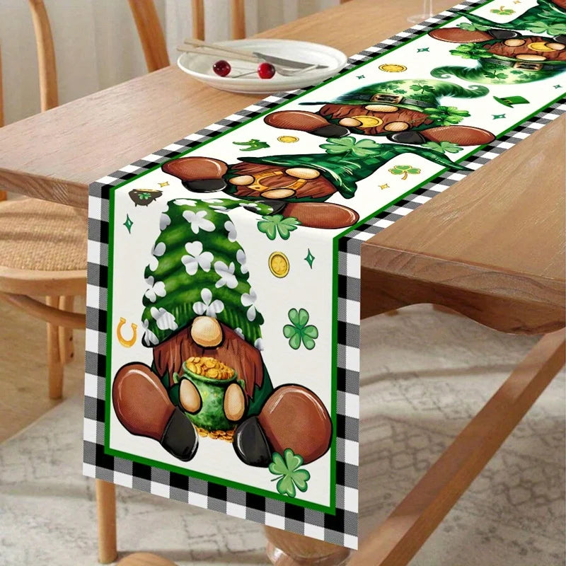 St. Patrick's Day Clover Table Runner