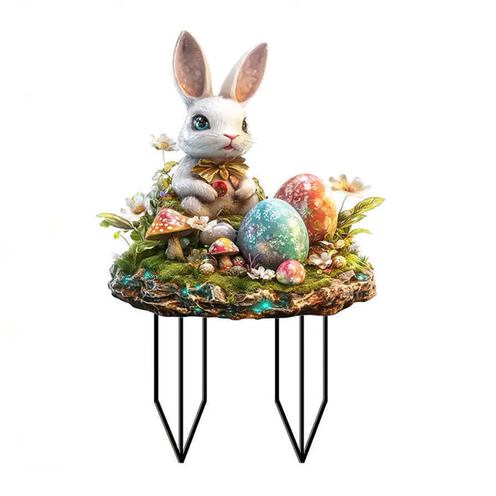 Easter Acrylic Garden Sign