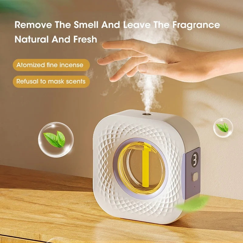 4-Speed Digital Aromatherapy Diffuser – Adjustable Mist, Deodorizer & Essential Oil Humidifier for Home/Office