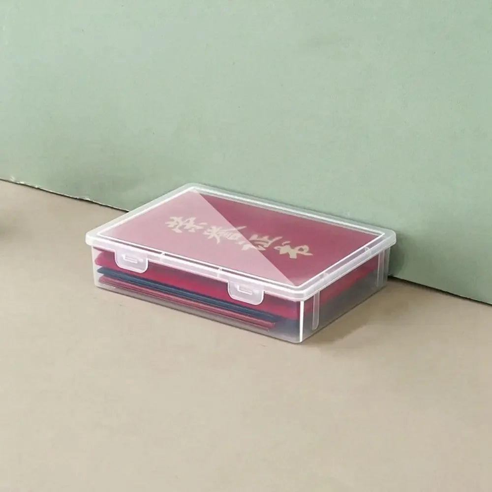 Transparent A4 File Storage Box