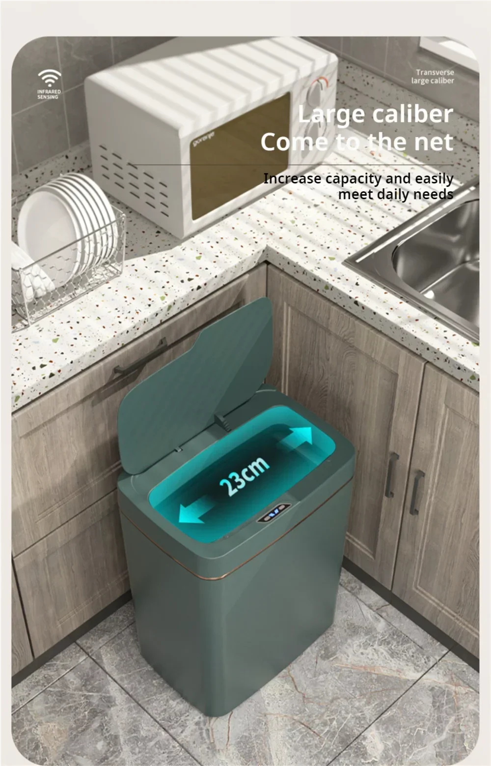 15L Smart Sensor Trash Can