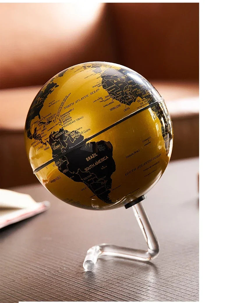 Creative Metal Rotating Globe Decoration
