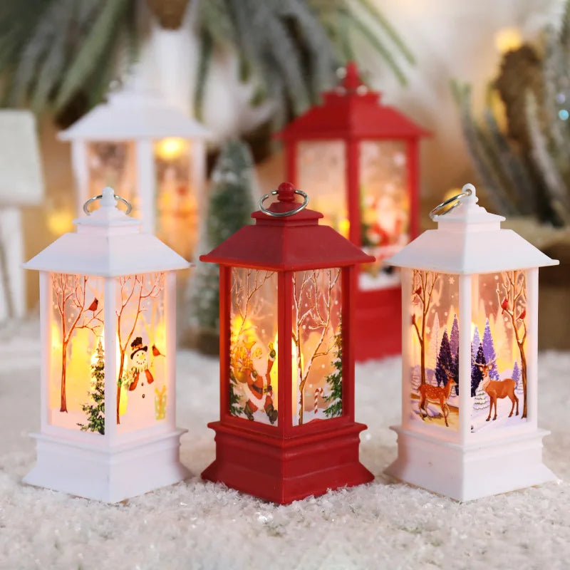 Christmas Snowman LED Candle Lamp