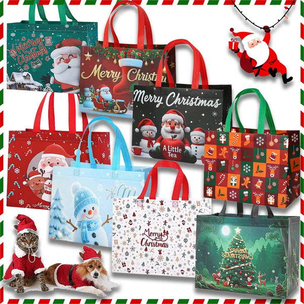 Large Reusable Santa Christmas Gift Bag