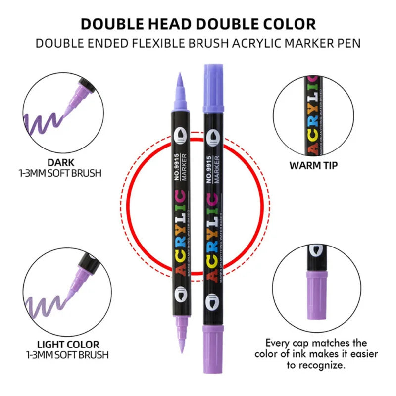 Acrylic Paint Markers Set