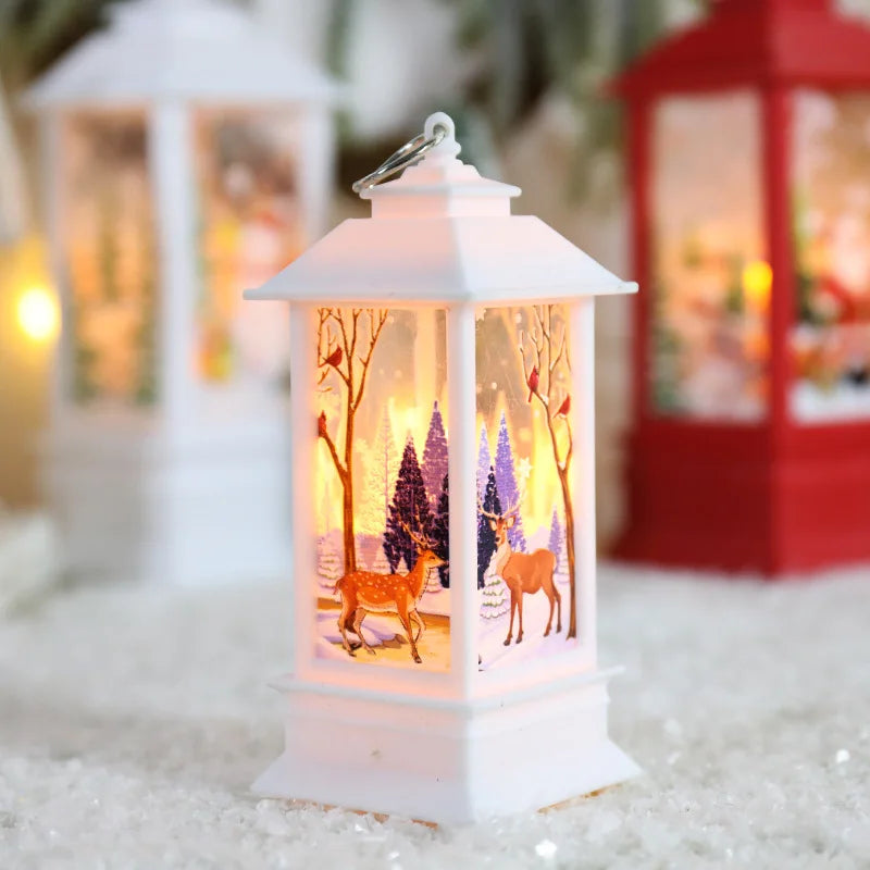 Christmas Snowman LED Candle Lamp