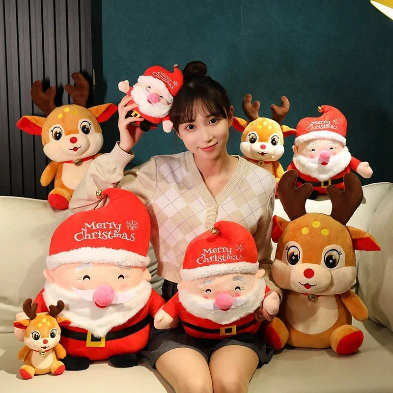 Cute  – Santa, Elk & Snowman