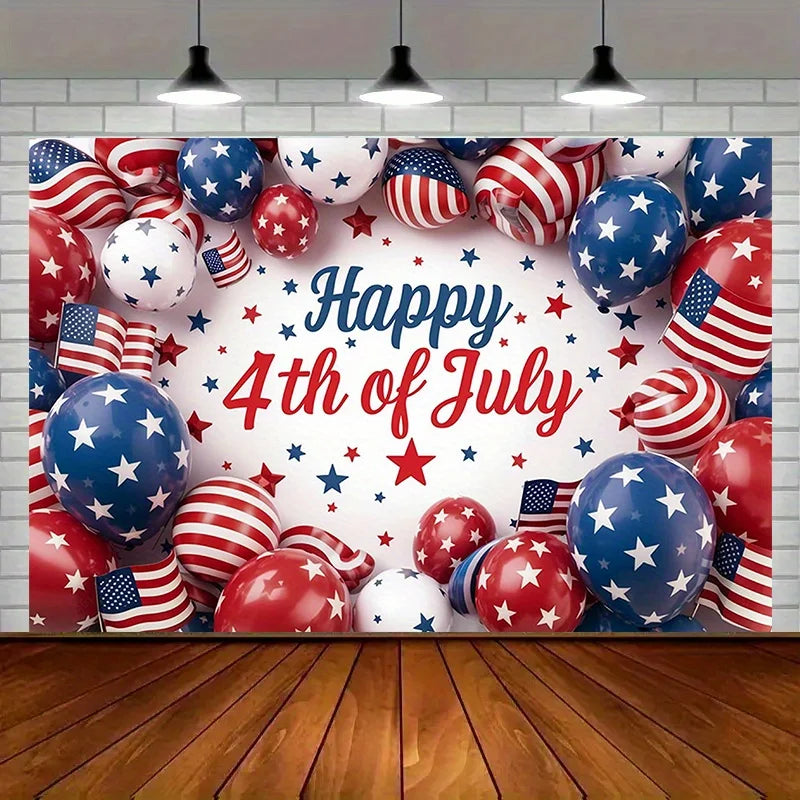 4th of July Patriotic Party Banner