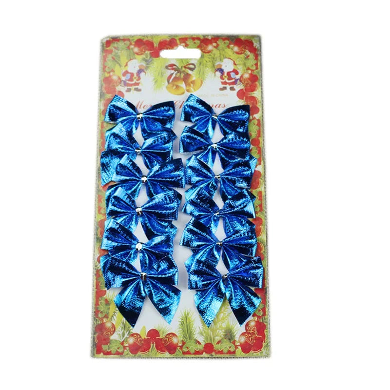 12pcs Mini Christmas Bows