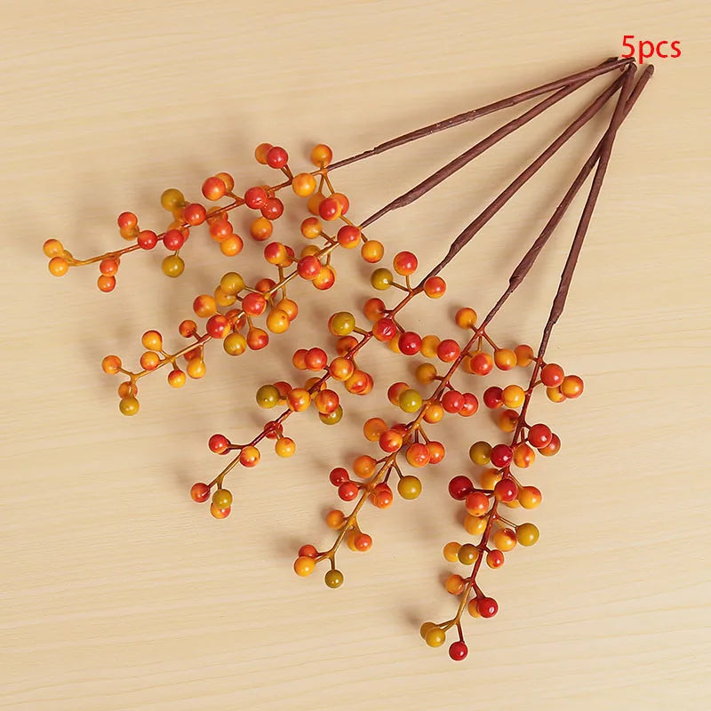 Artificial Red Berry Branch