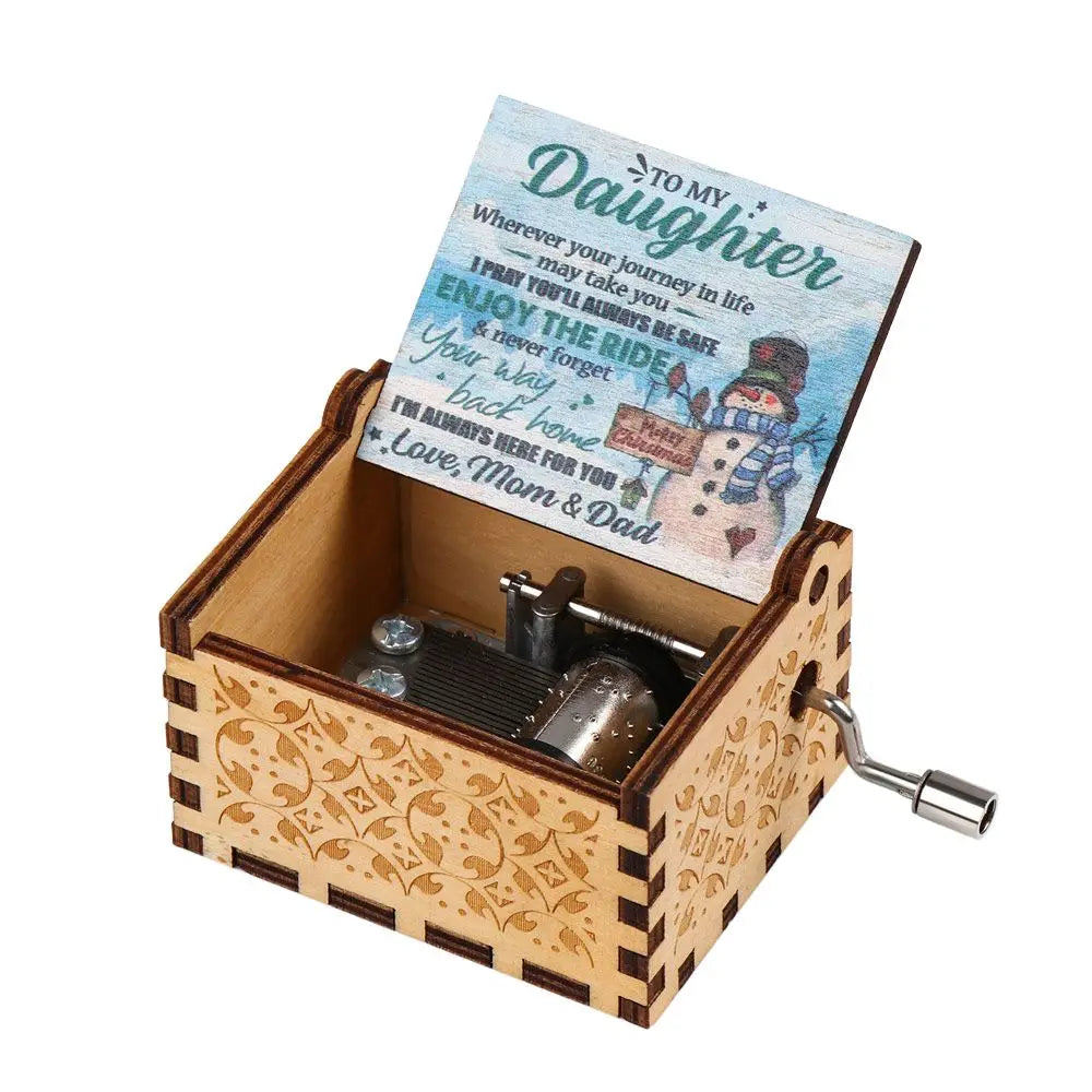 Vintage Wooden Music Box