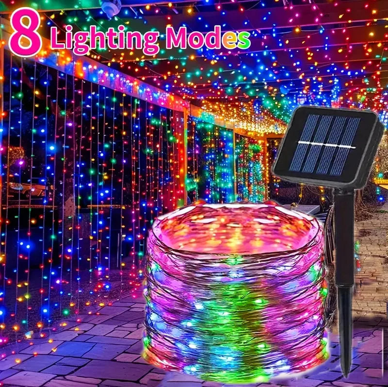 Outdoor Solar LED Fairy String Lights