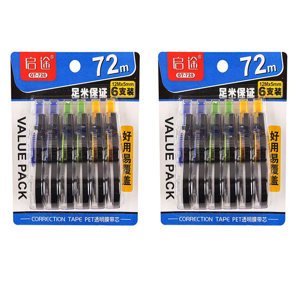 6PCS Corrector Tape