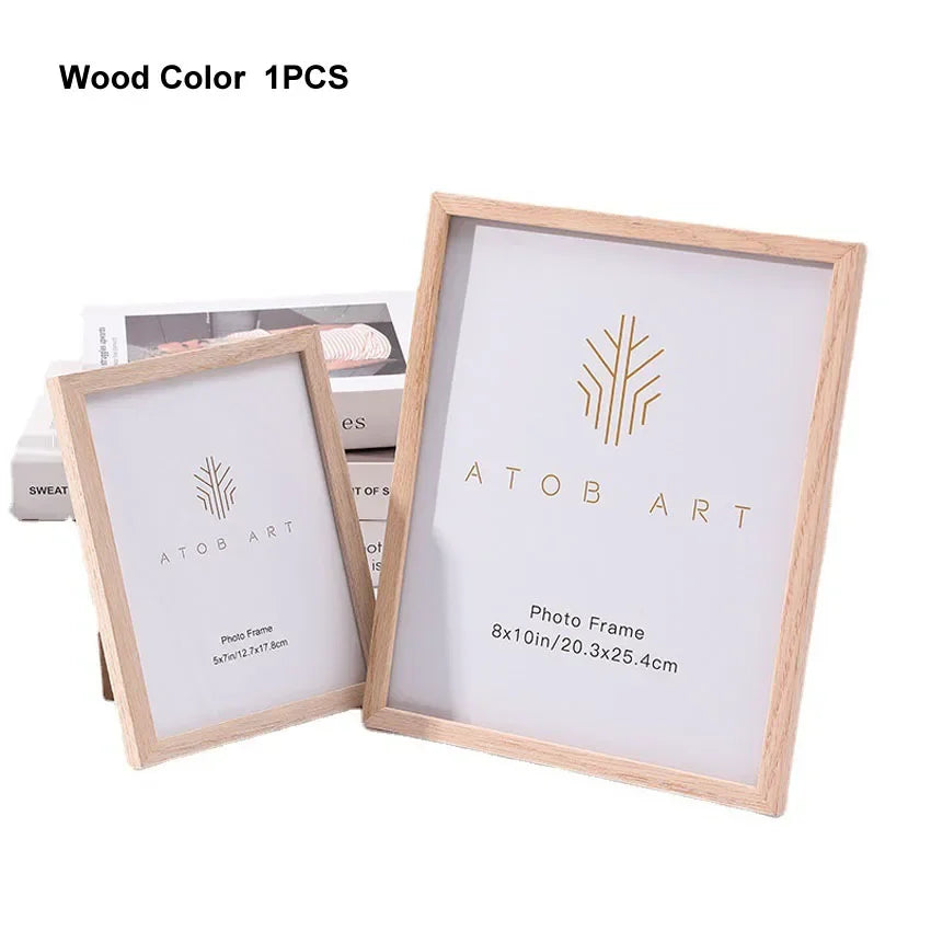 Natural Wooden Photo Frame