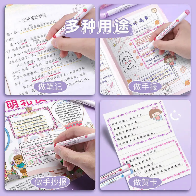 Zoecor Kawaii Highlighter Pen Set
