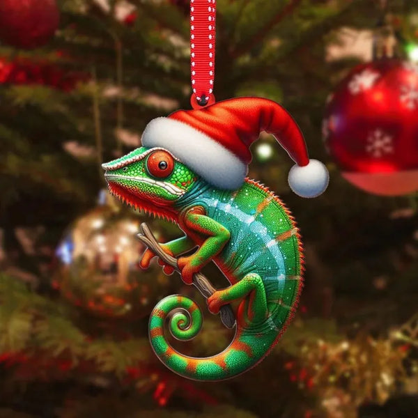 2D Christmas Animal Tree Pendants
