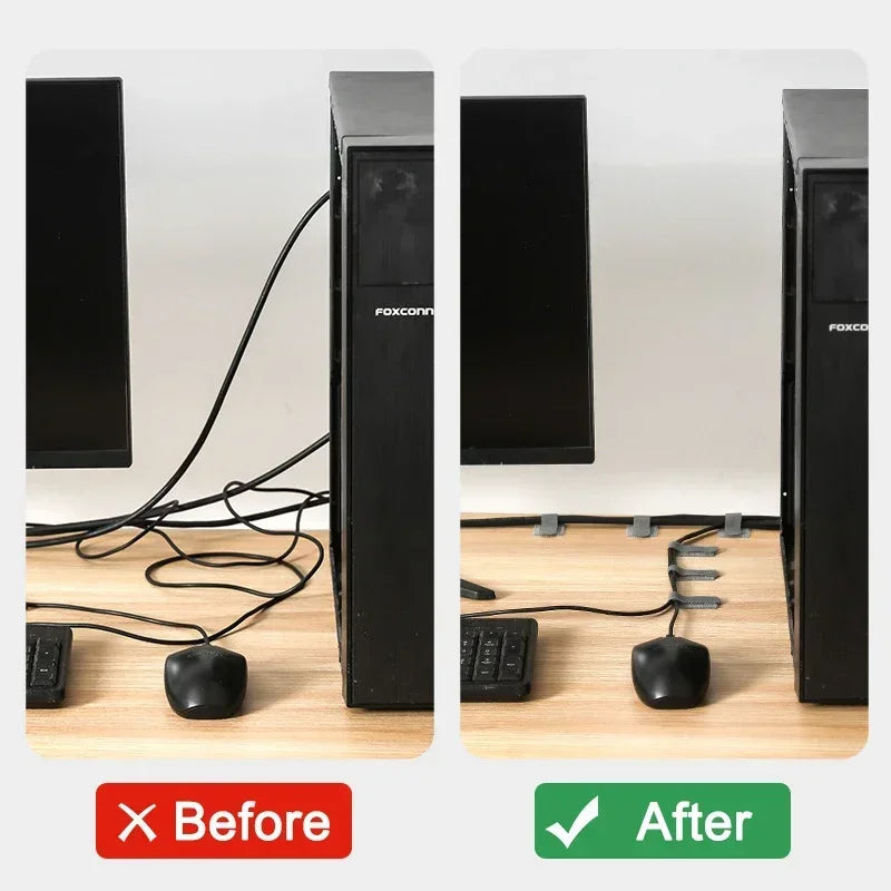 Reusable Cable Organizer – Self-Adhesive