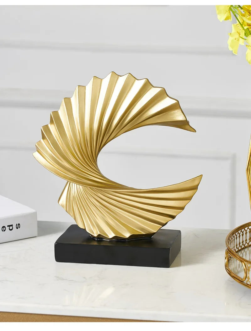 Modern Abstract Resin Sculpture Home Décor