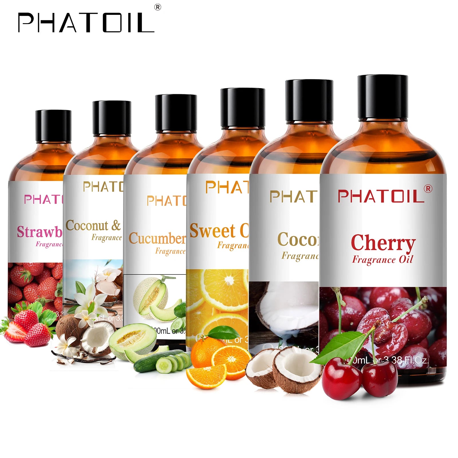 PHATOIL 100ml Fragrance Oils for Aromatherapy & Diffuser