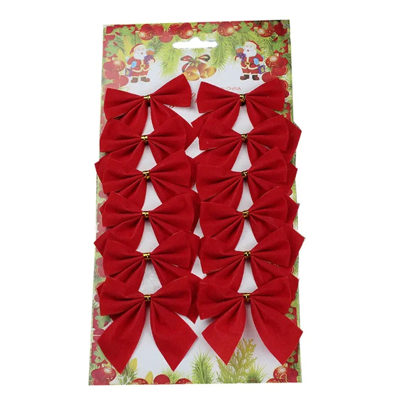 12pcs Mini Christmas Bows