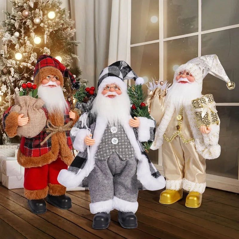 12in Standing Santa Claus Doll