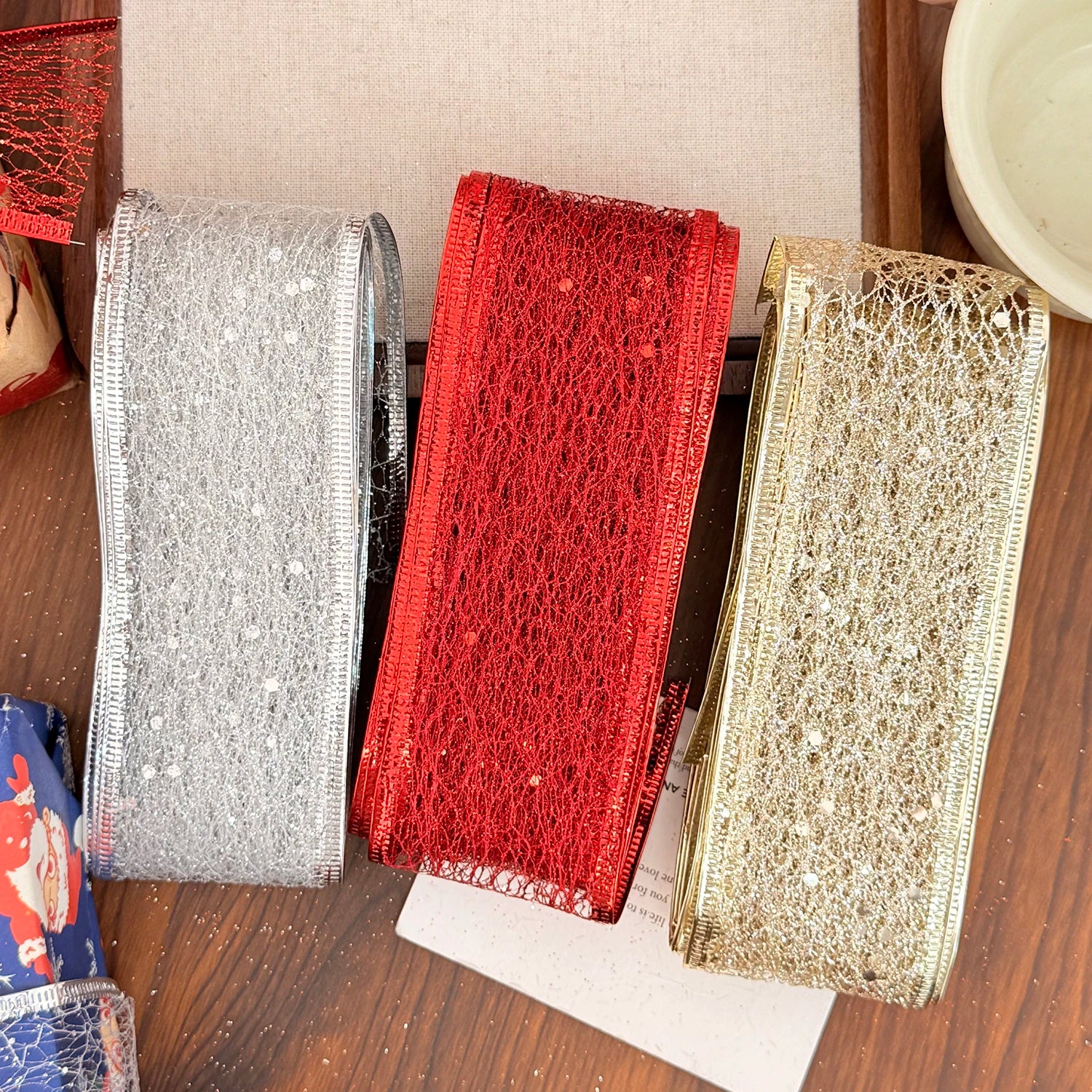Christmas Bronzing Ribbon