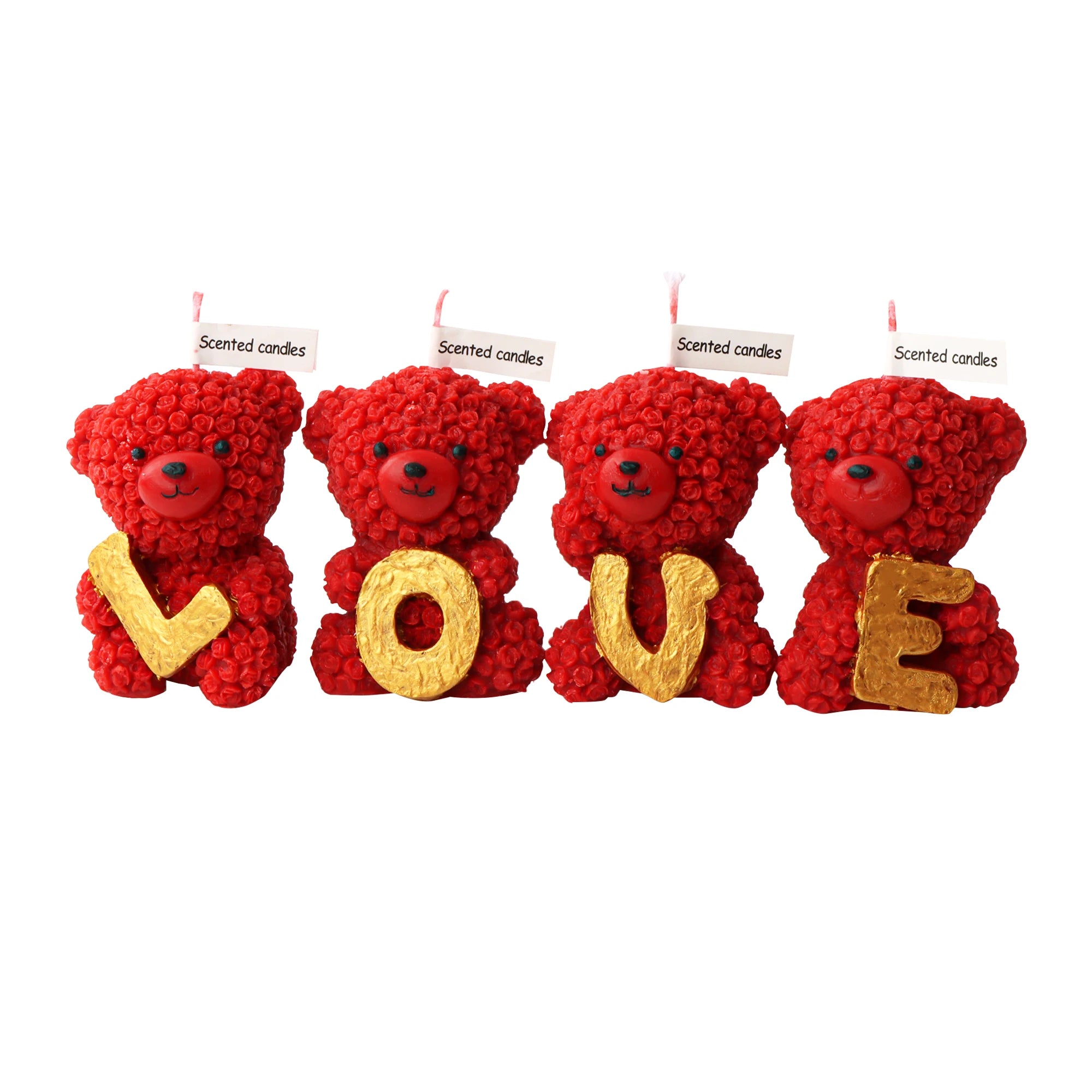 3D LOVE Teddy Bear Scented Candle