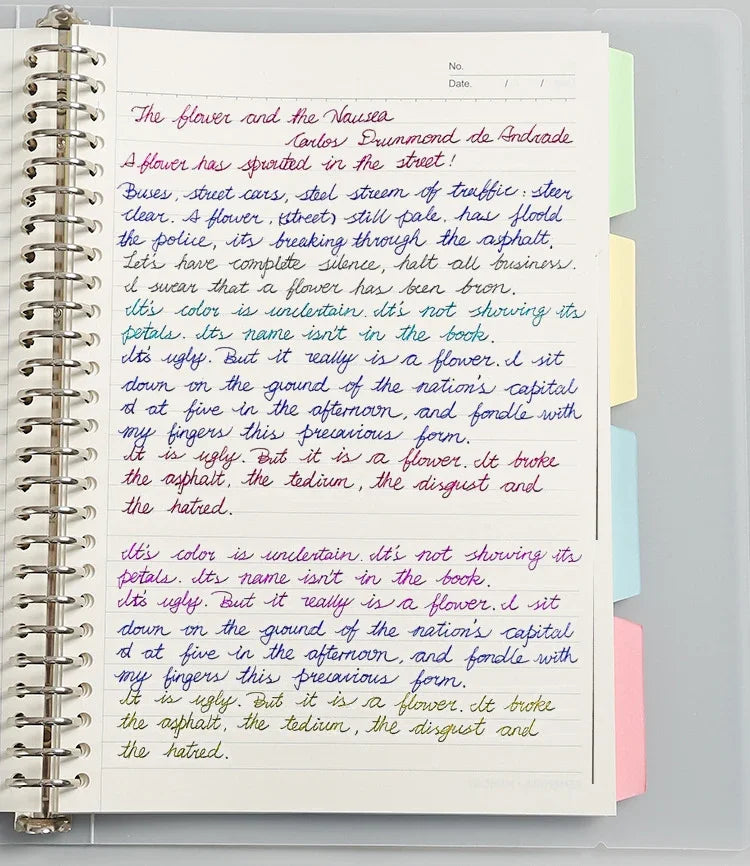 Refillable A4/B5/A5 Binder Notebook