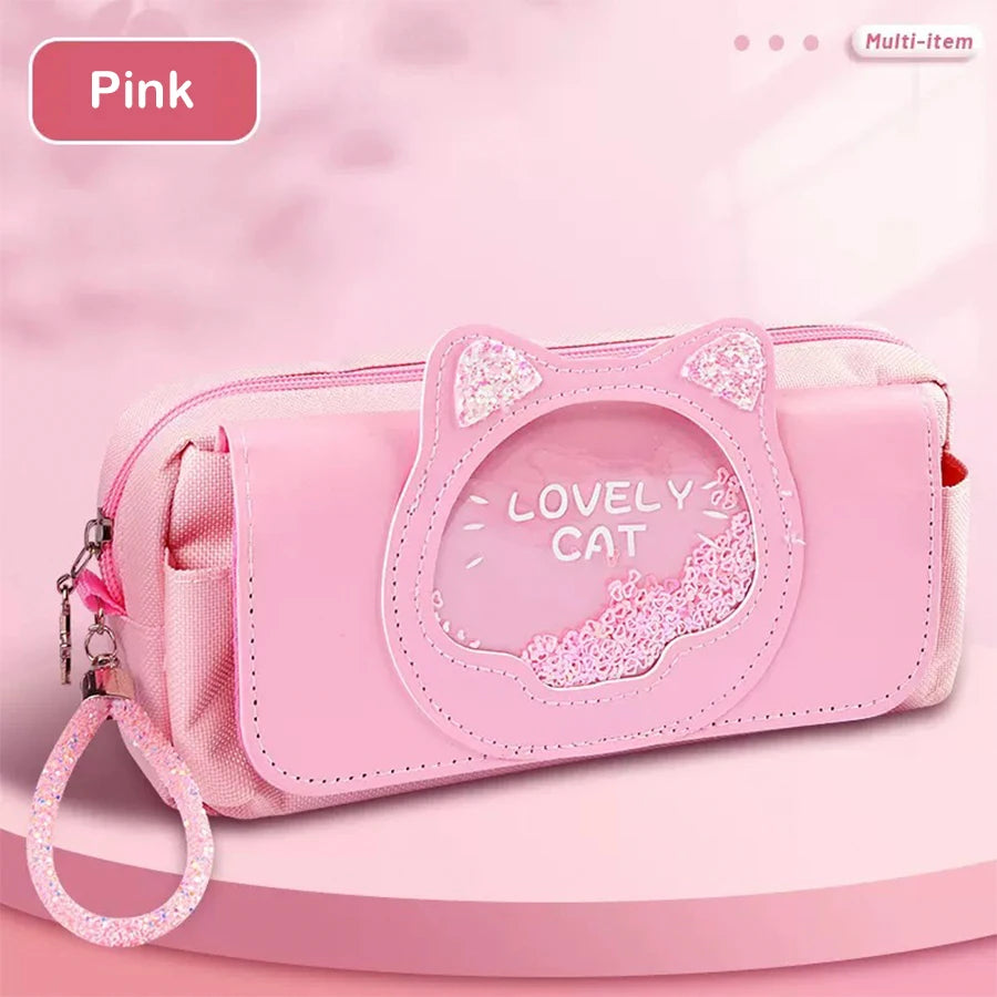 Kawaii Quicksand Pencil Case