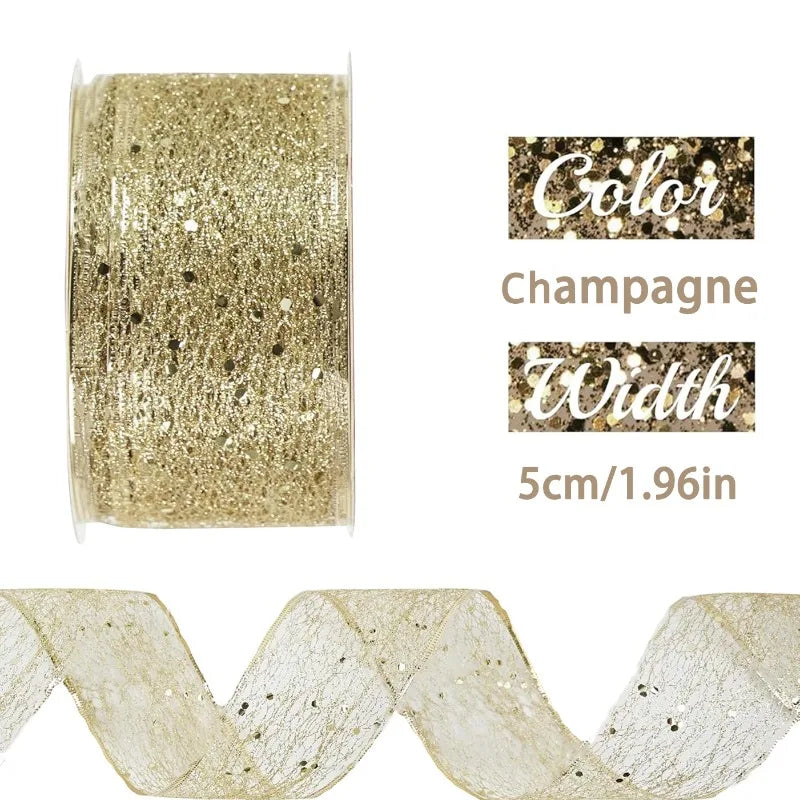 Christmas Bronzing Ribbon