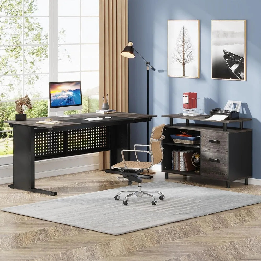 L-shaped  Large Office Desk