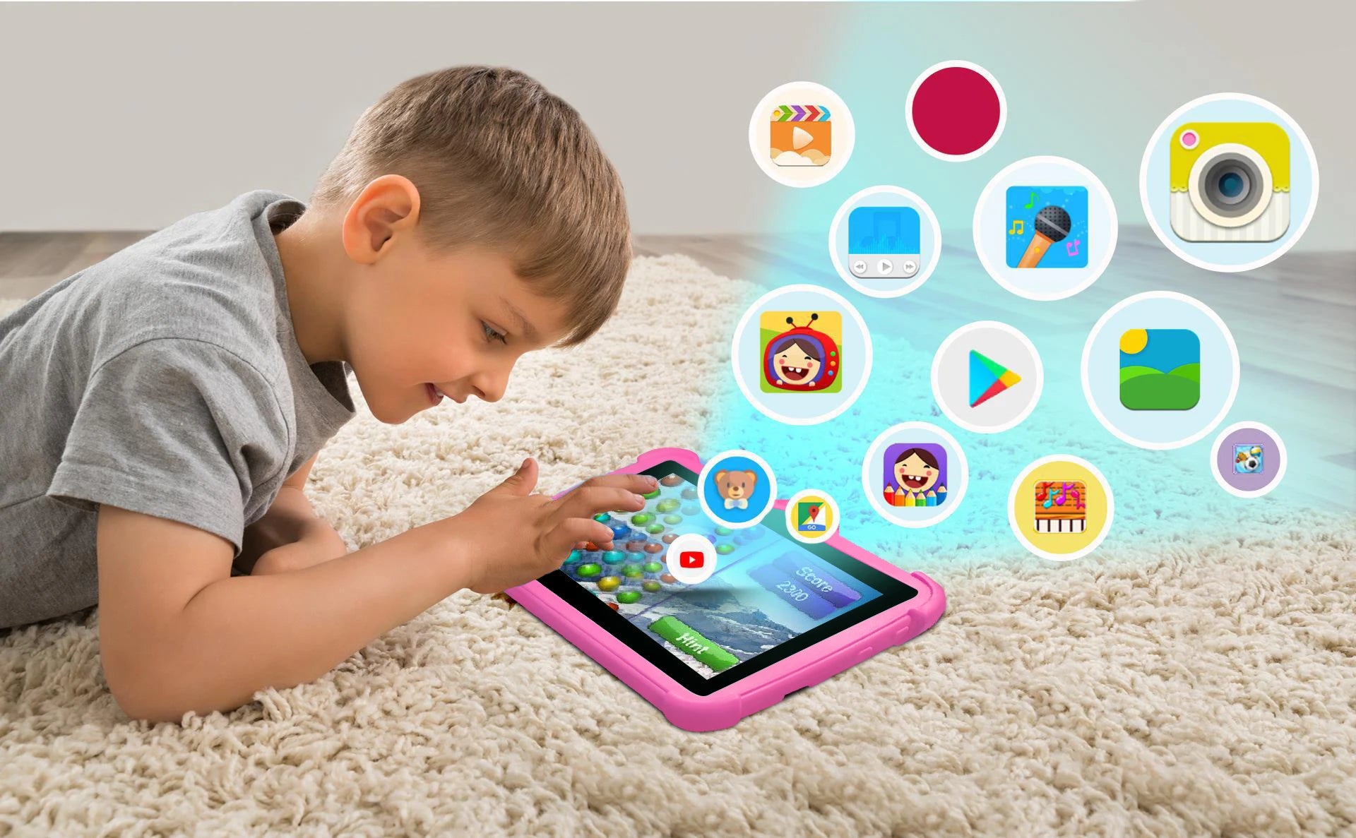 New Cartoon Pattern Kids Tablet: