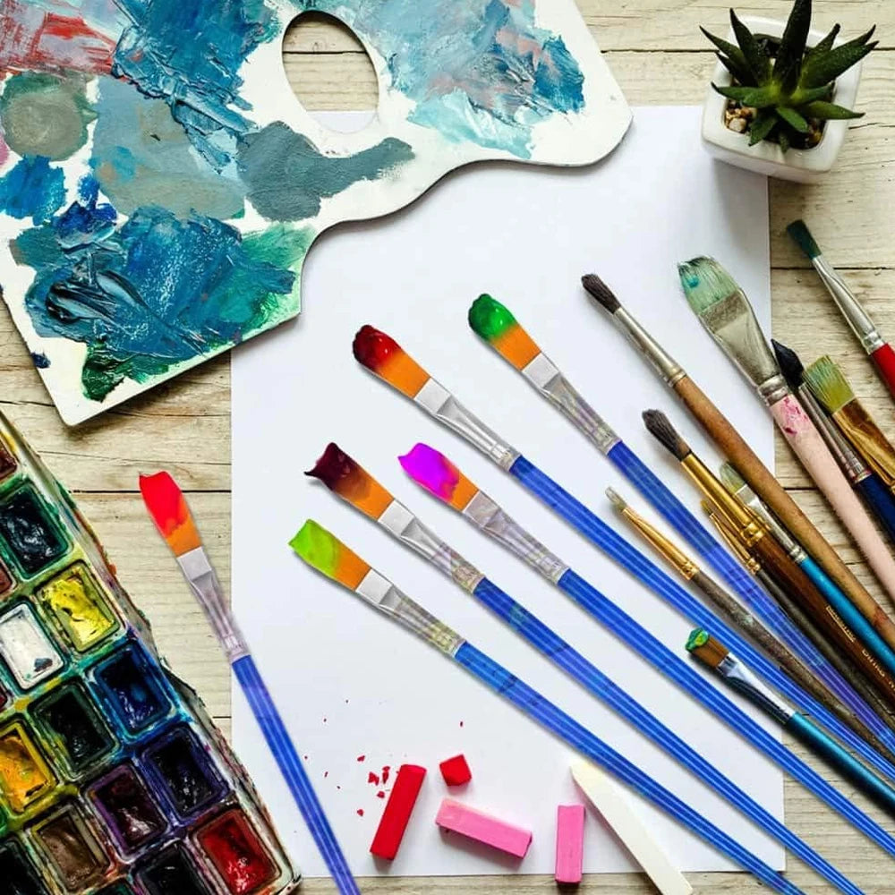 Paint Brushes Acrylic Set:
