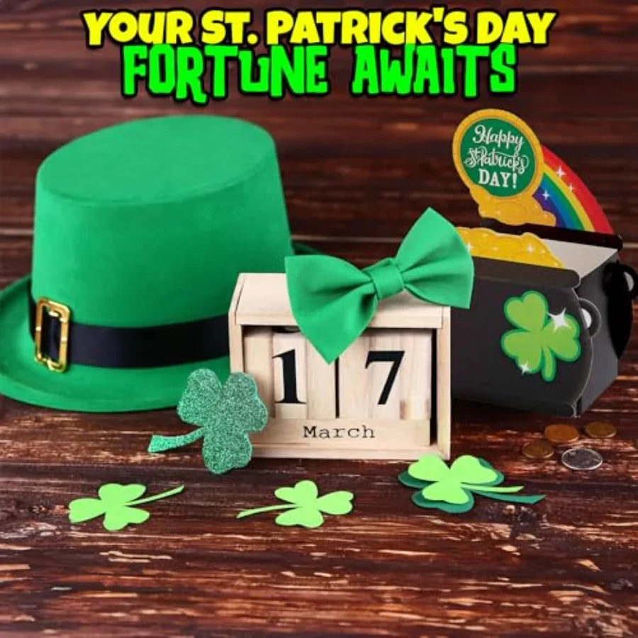 St. Patrick's Day Pot of Gold Treat Boxes, 12-Piece Set